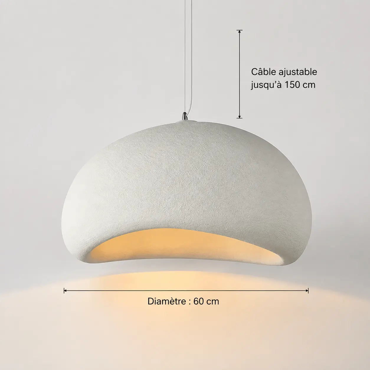 Suspension Wabi-Sabi Sculptée