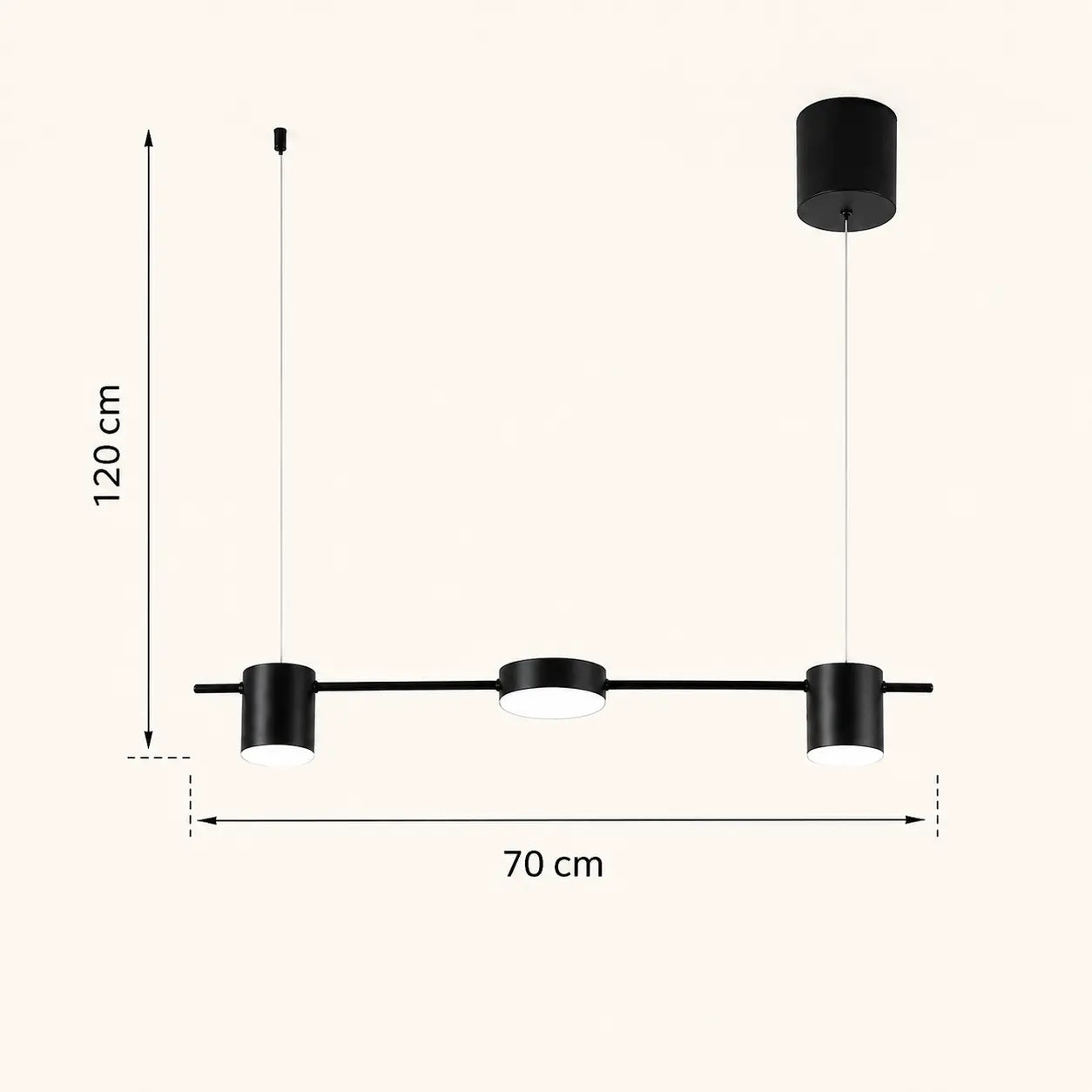Suspension Connectée 3 à 6 Têtes
