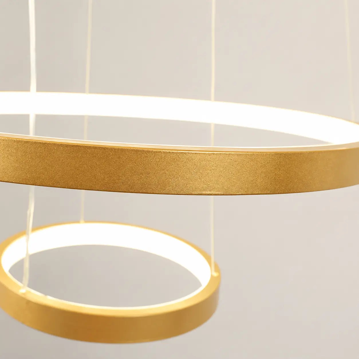 Lustre Anneaux LED en Cascade 1 à 4 Anneaux
