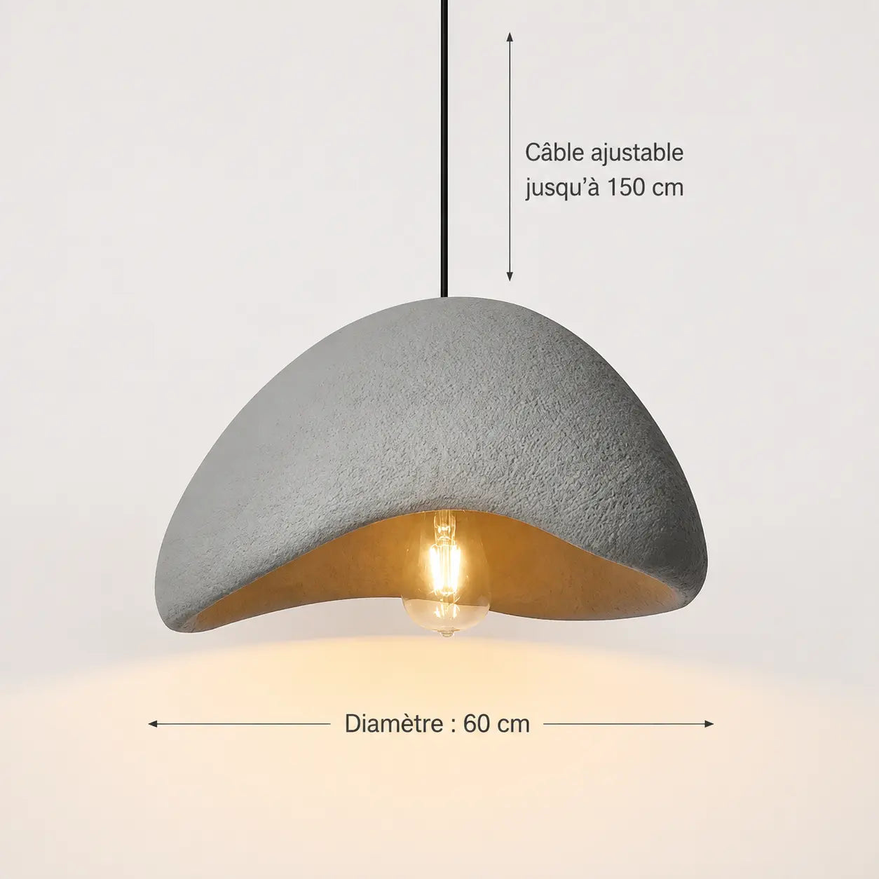 Suspension Wabi-Sabi Sculptée