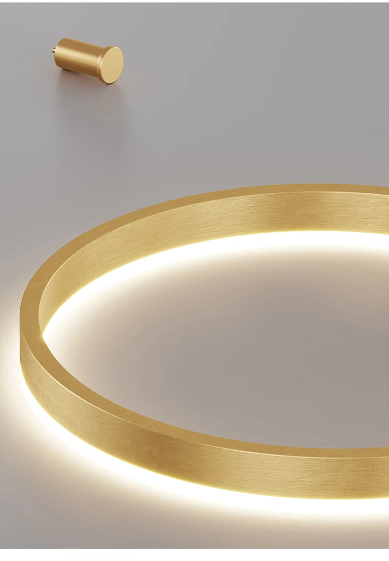 Lustre Anneaux LED Concentriques