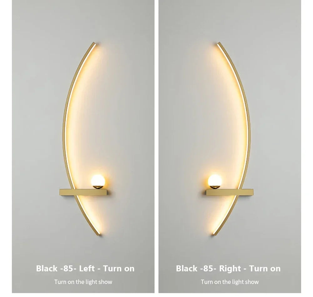 Applique Murale LED Courbée