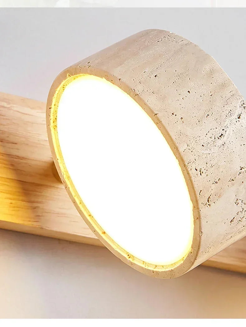 Applique Murale Travertin LED Orientable