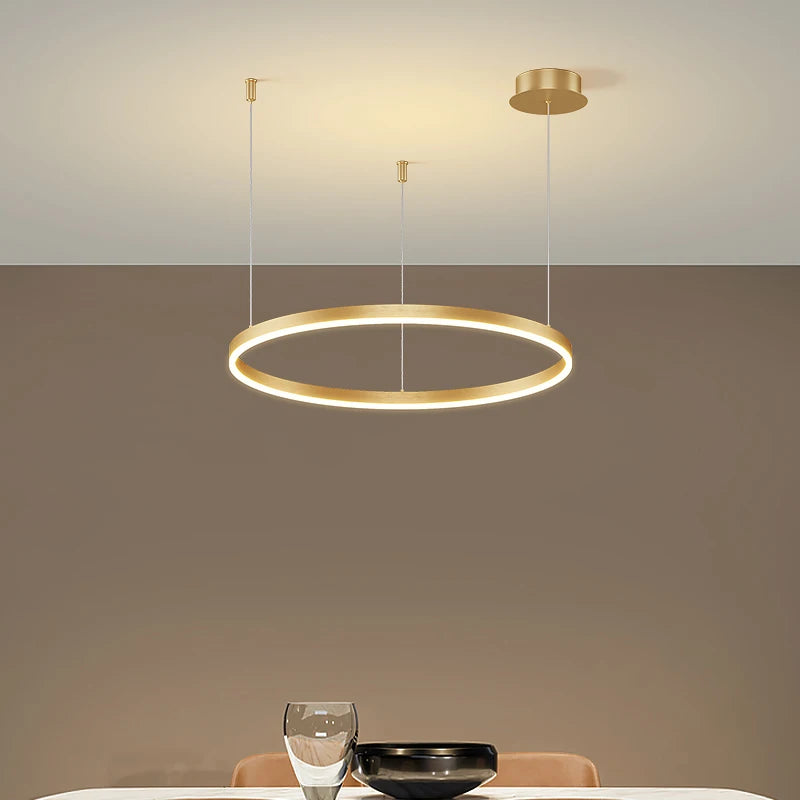 Lustre Anneaux LED Concentriques