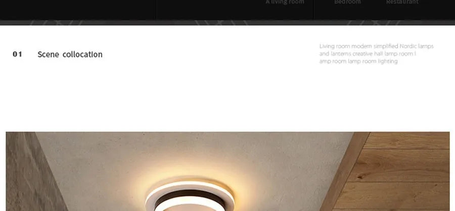 Plafonnier LED Compact 20 cm