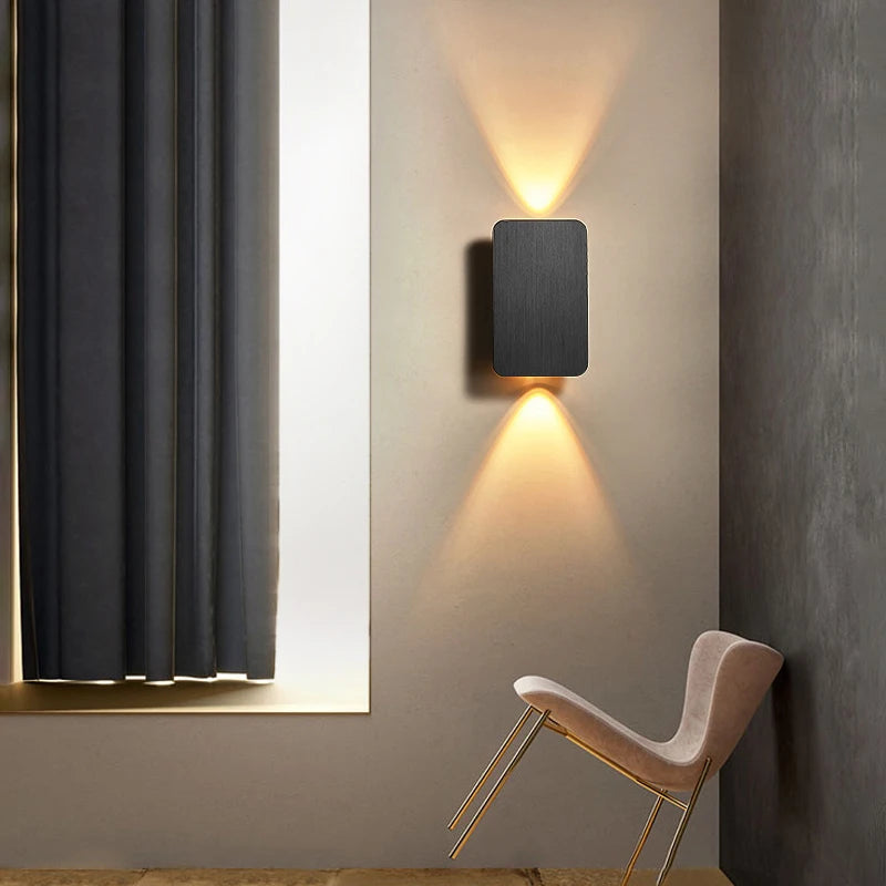 Applique Murale LED Double Faisceau Aluminium