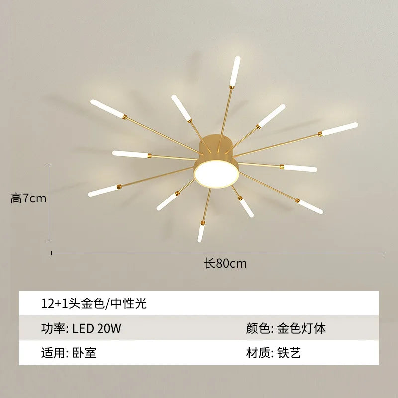 Plafonnier Soleil LED Rayonnant