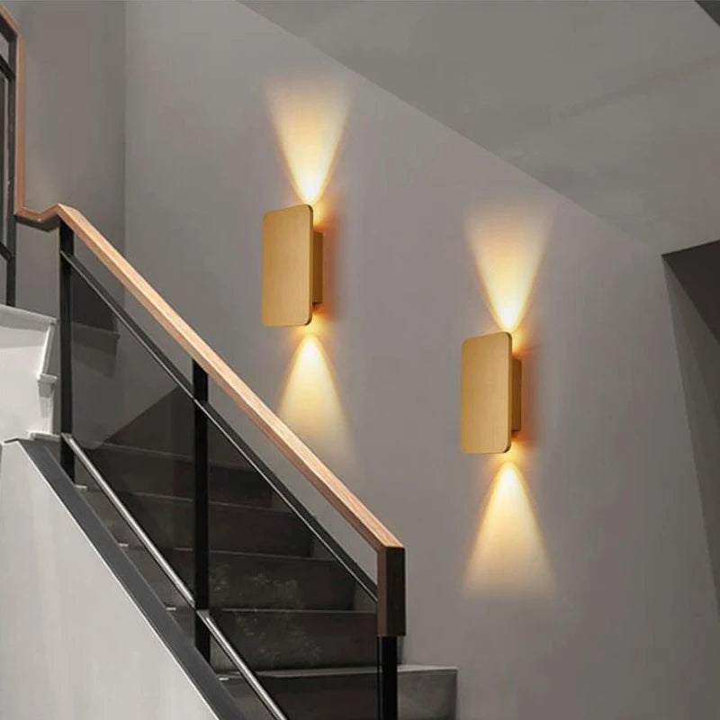 Applique Murale LED Double Faisceau Aluminium