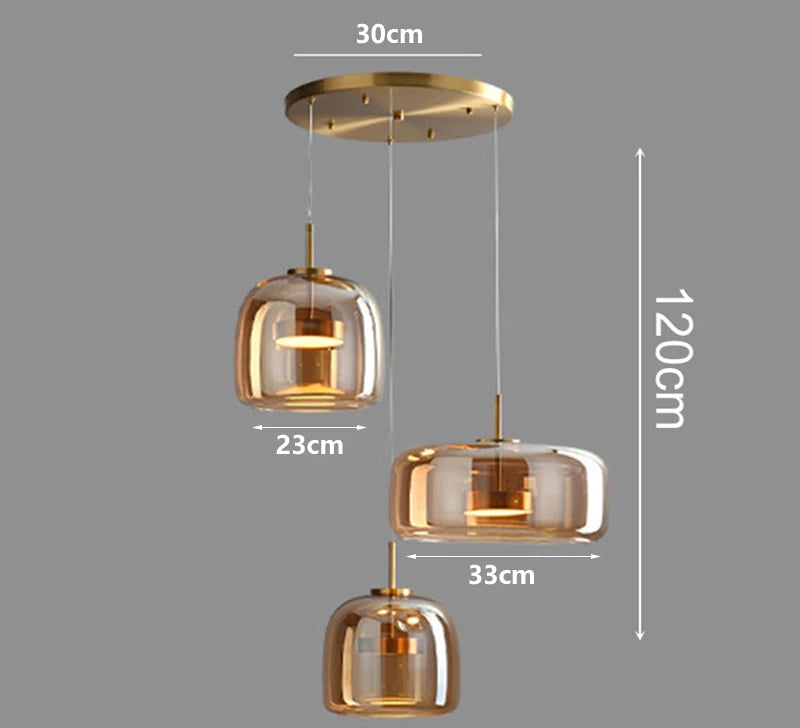Suspension Verre Teinté