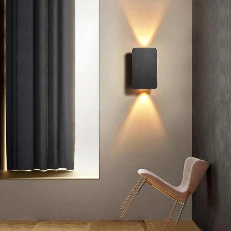 Applique Murale LED Double Faisceau Aluminium