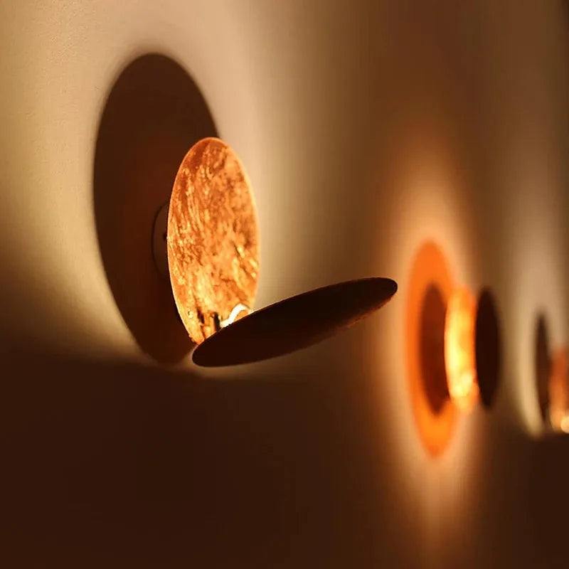 Applique Murale Ronde LED Design Lune