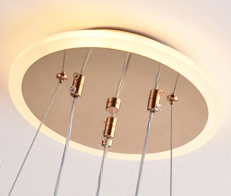 Lustre Suspension LED Pampilles