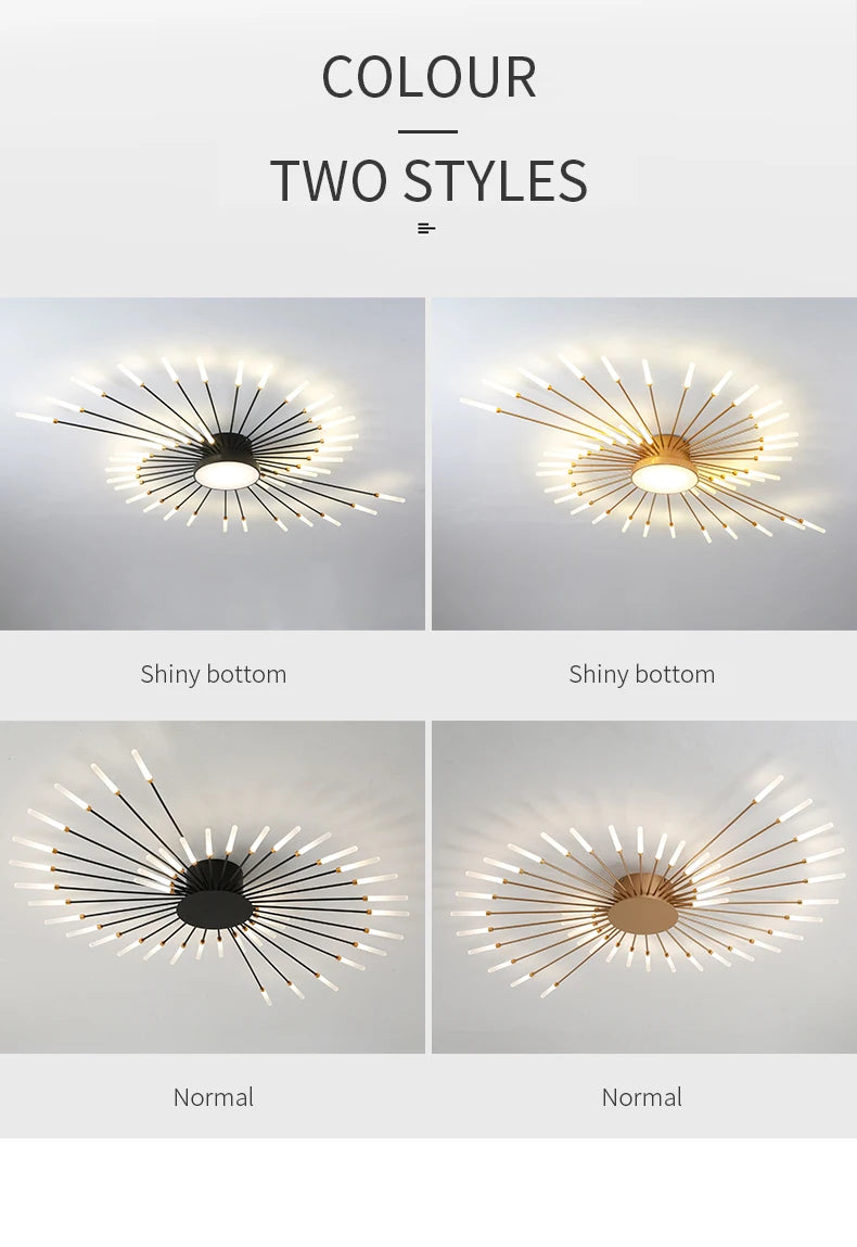 Plafonnier Soleil LED Rayonnant