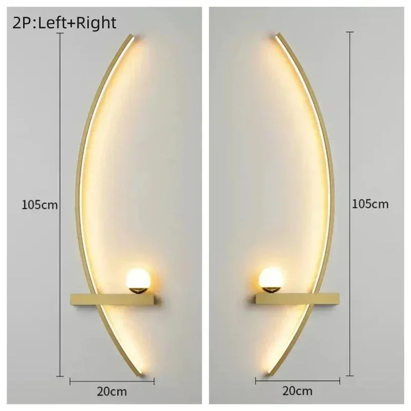 Applique Murale LED Courbée