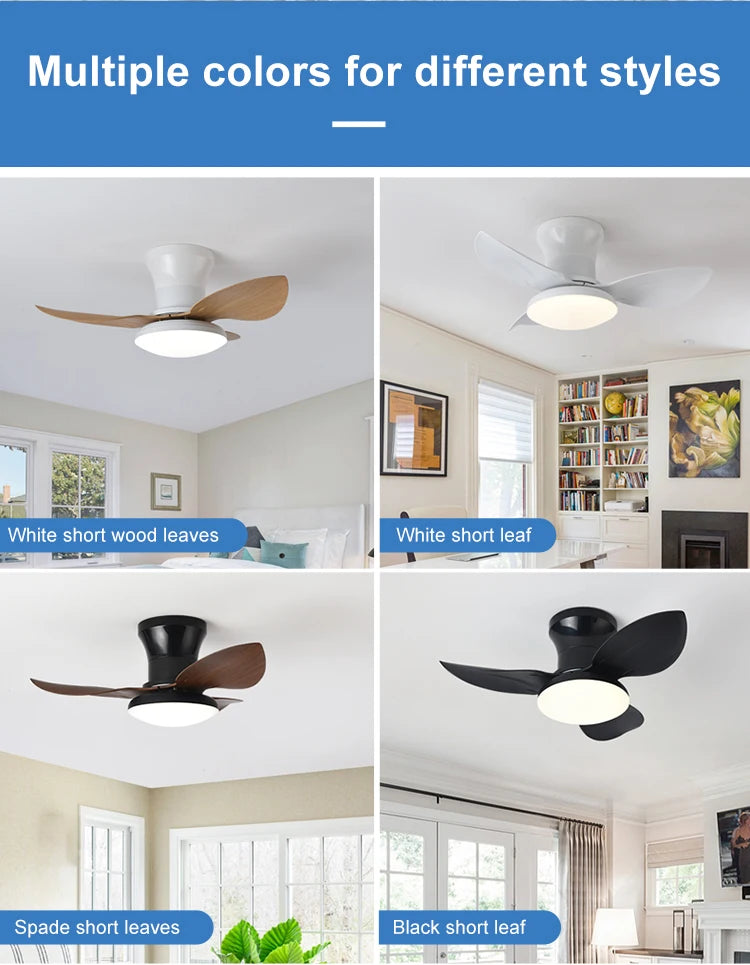 Ventilateur de Plafond LED Dimmable avec Télécommande | Lumfyr