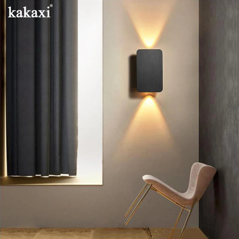 Applique Murale LED Double Faisceau Aluminium