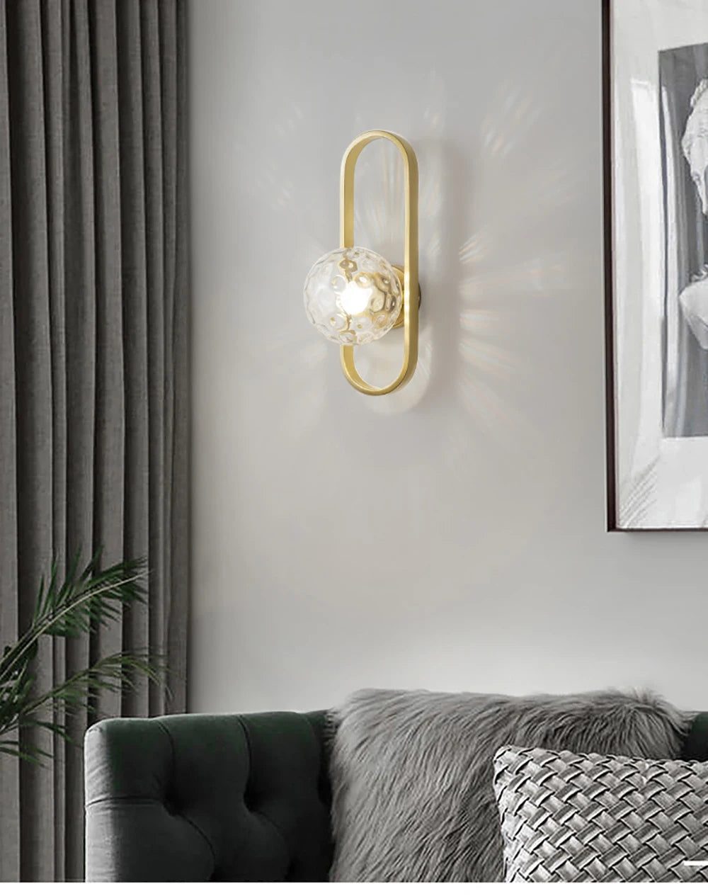 12W LED Wall Sconce Modern Design Frosted Glass | Lumfyr
