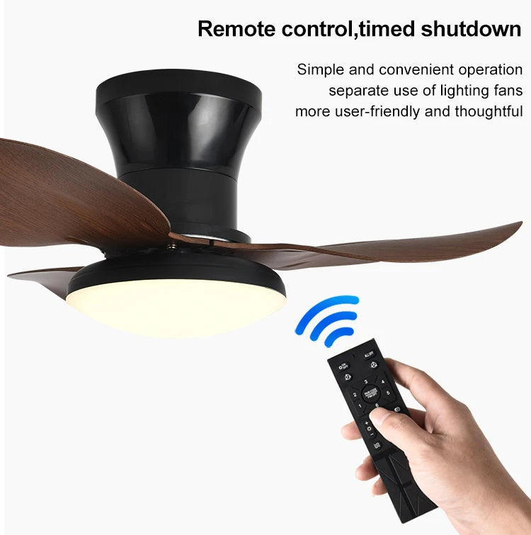 Ventilateur de Plafond LED Dimmable avec Télécommande | Lumfyr
