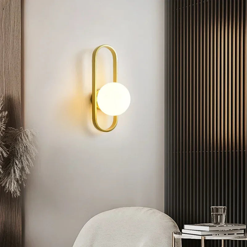 12W LED Wall Sconce Modern Design Frosted Glass | Lumfyr
