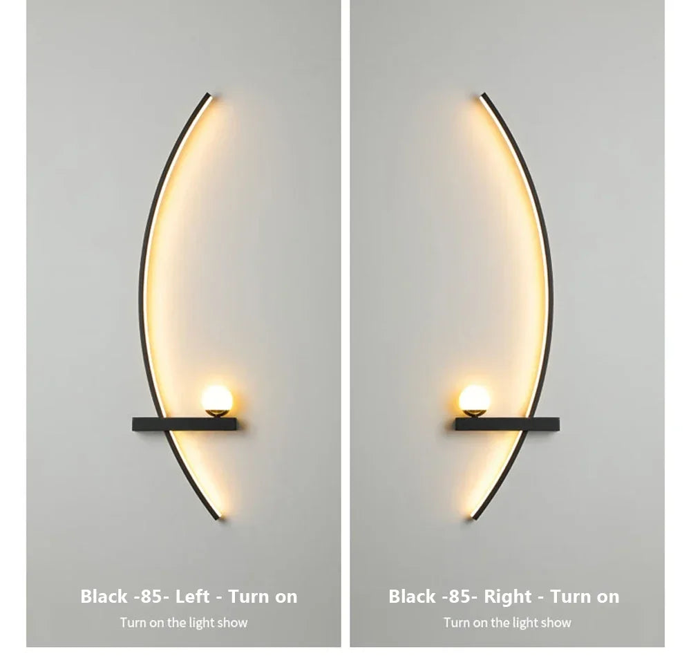 Applique Murale LED Courbée