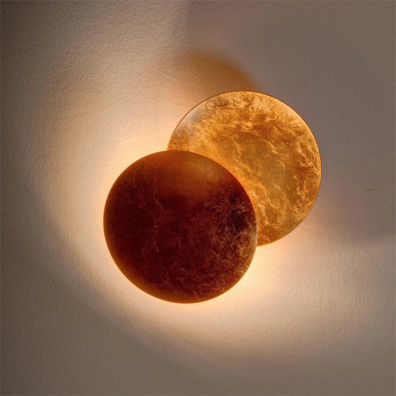Applique Murale Ronde LED Design Lune