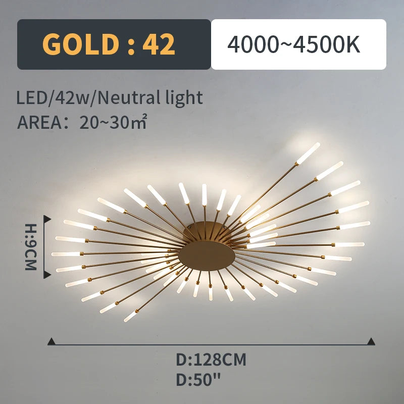 Plafonnier Soleil LED Rayonnant