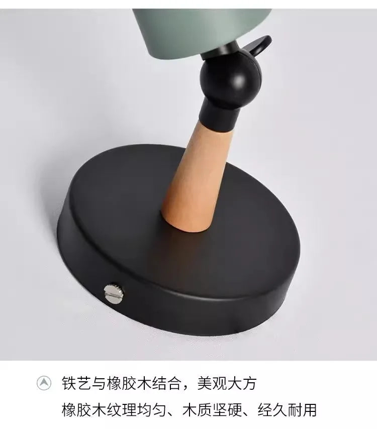 Nordic Wooden Macaron Wall Light Scandinavian Style | Lumfyr