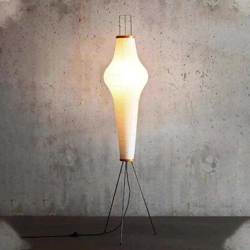 Lampadaire Papier de Riz Design Japonais