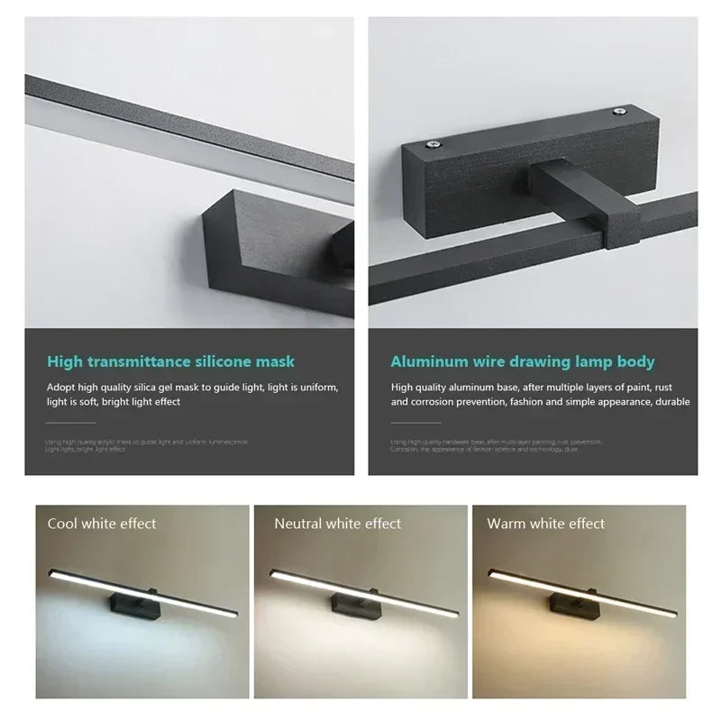 Applique Miroir LED Aluminium