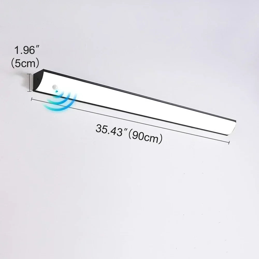 Applique Murale Extérieure LED Bande Longue IP65 Détecteur