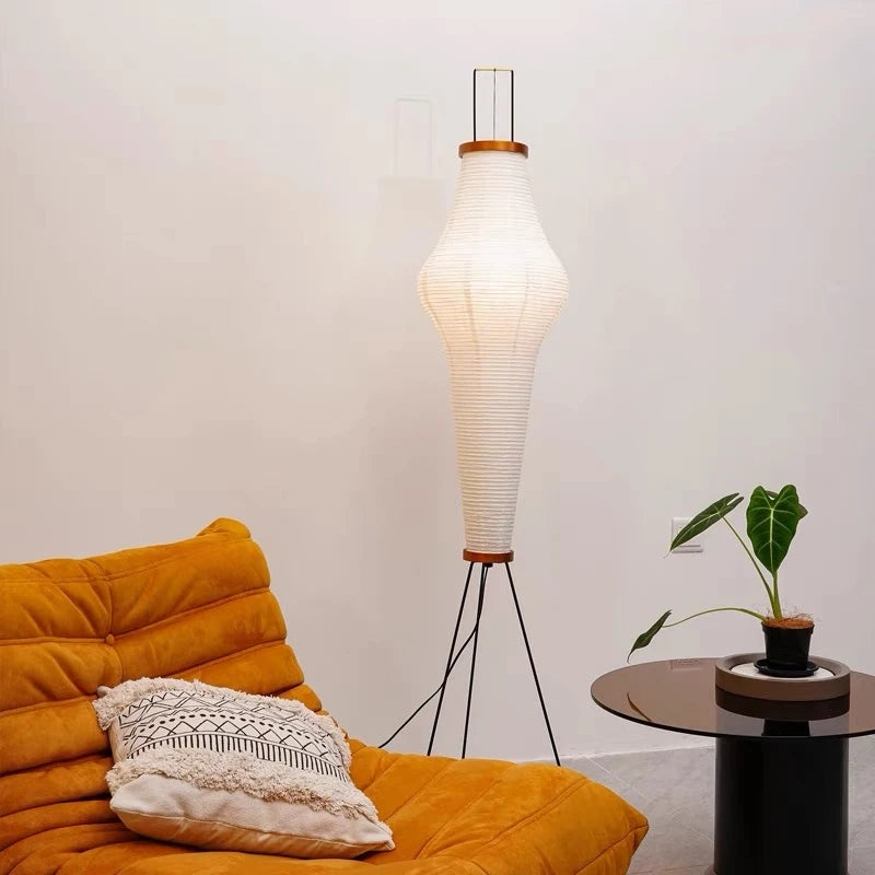 Lampadaire Papier de Riz Design Japonais