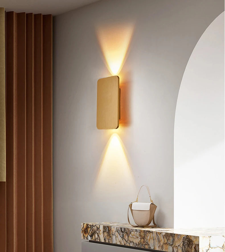 Applique Murale LED Double Faisceau Aluminium