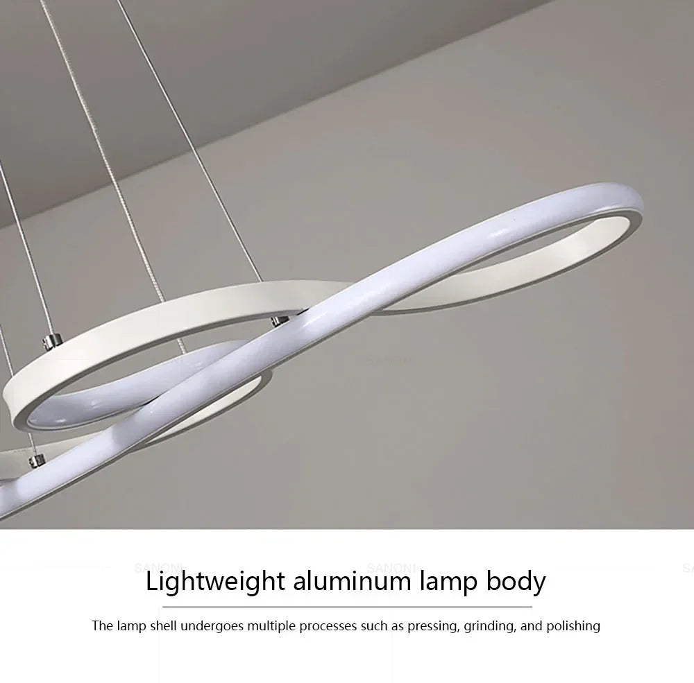 Suspension LED design courbe
