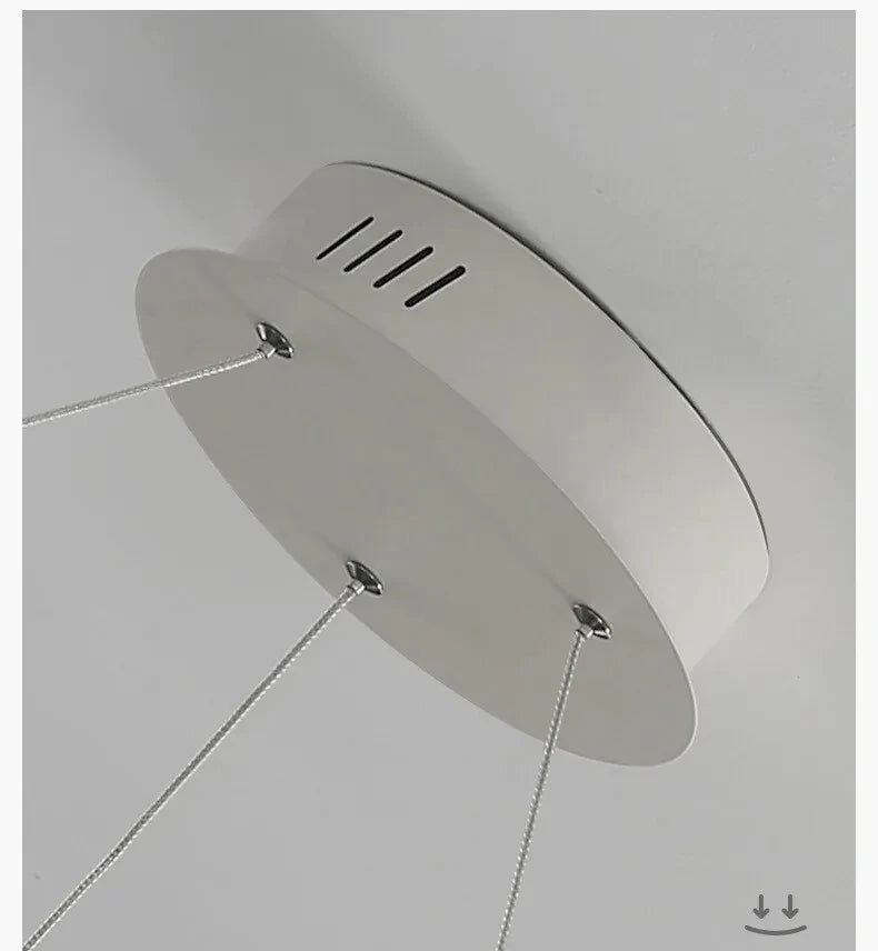 Suspension Anneau Cristal LED