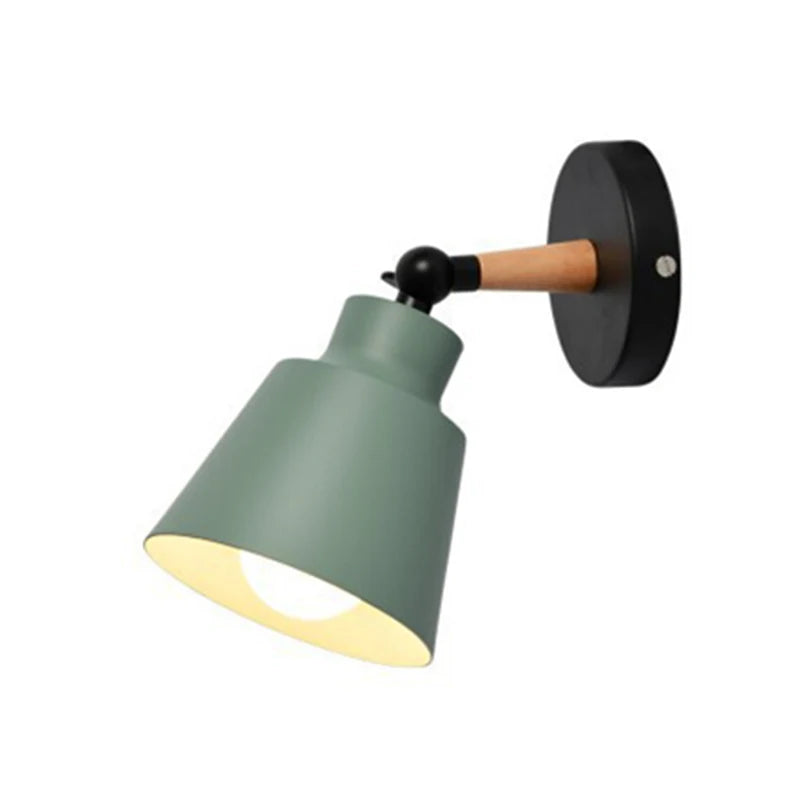 Nordic Wooden Macaron Wall Light Scandinavian Style | Lumfyr