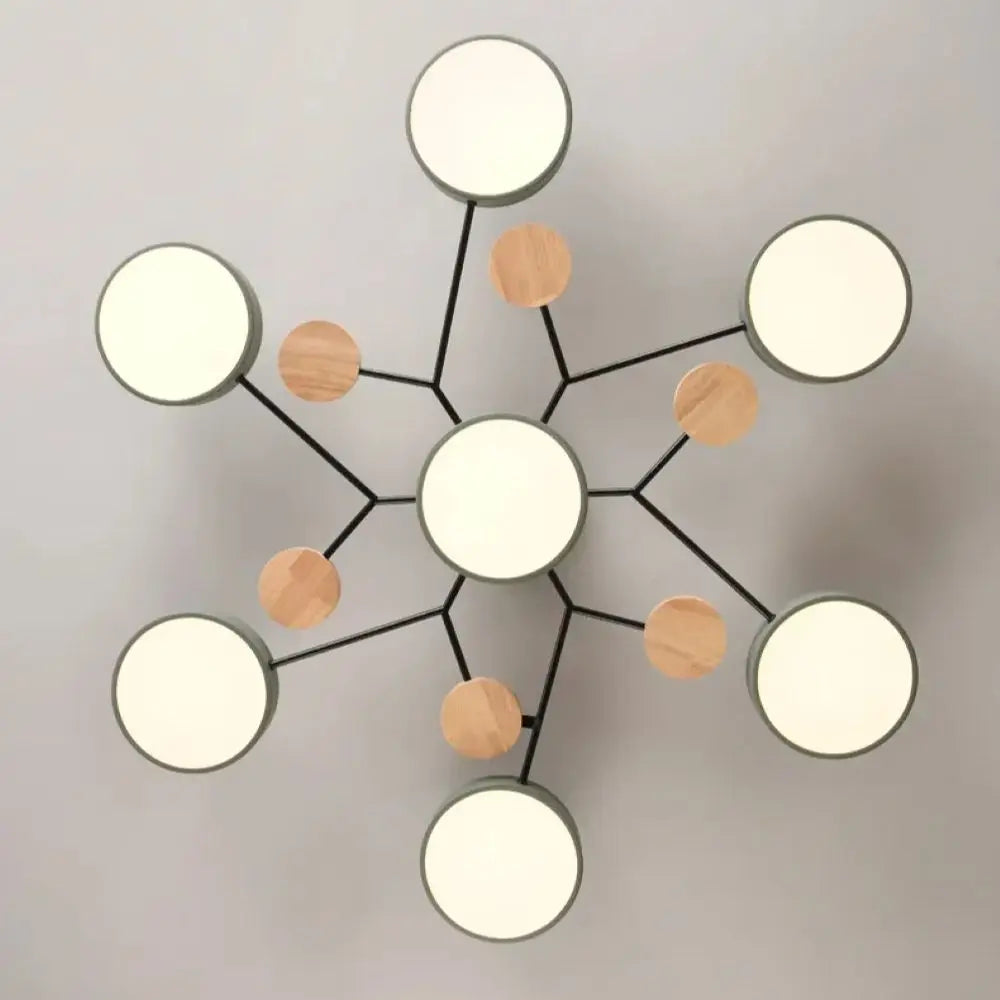 Lustre Plafonnier LED 5 ou 6 Diffuseurs