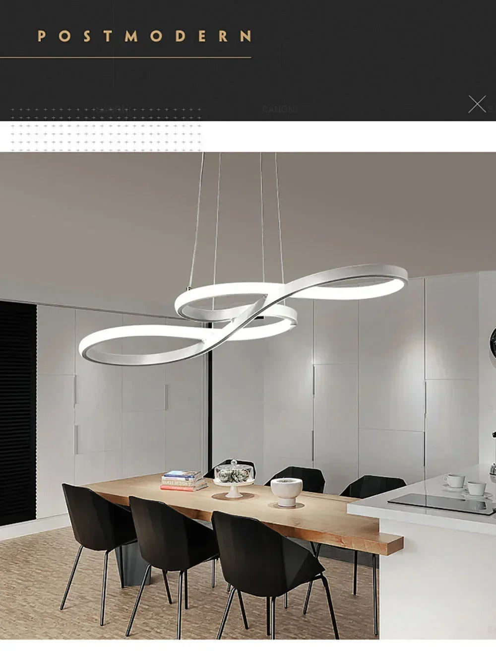 Suspension LED design courbe