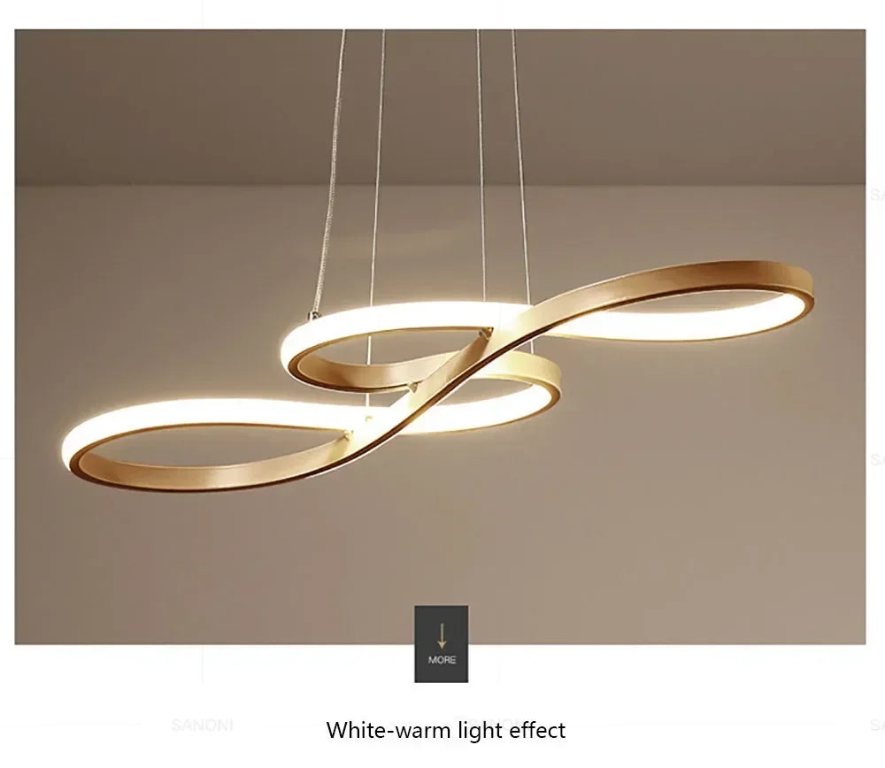 Suspension LED design courbe
