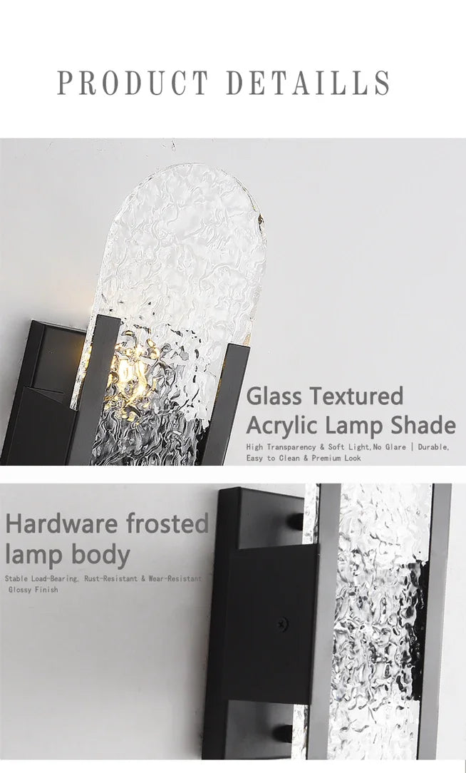 Luxury Contemporary LED Capsule Natural Marble Wall Sconce | Lumfyr