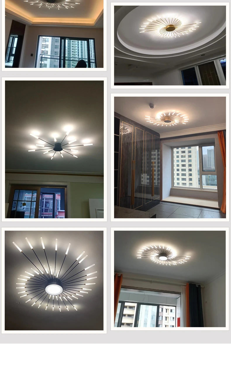Plafonnier Soleil LED Rayonnant