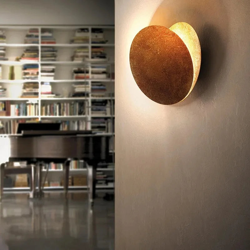 Applique Murale Ronde LED Design Lune