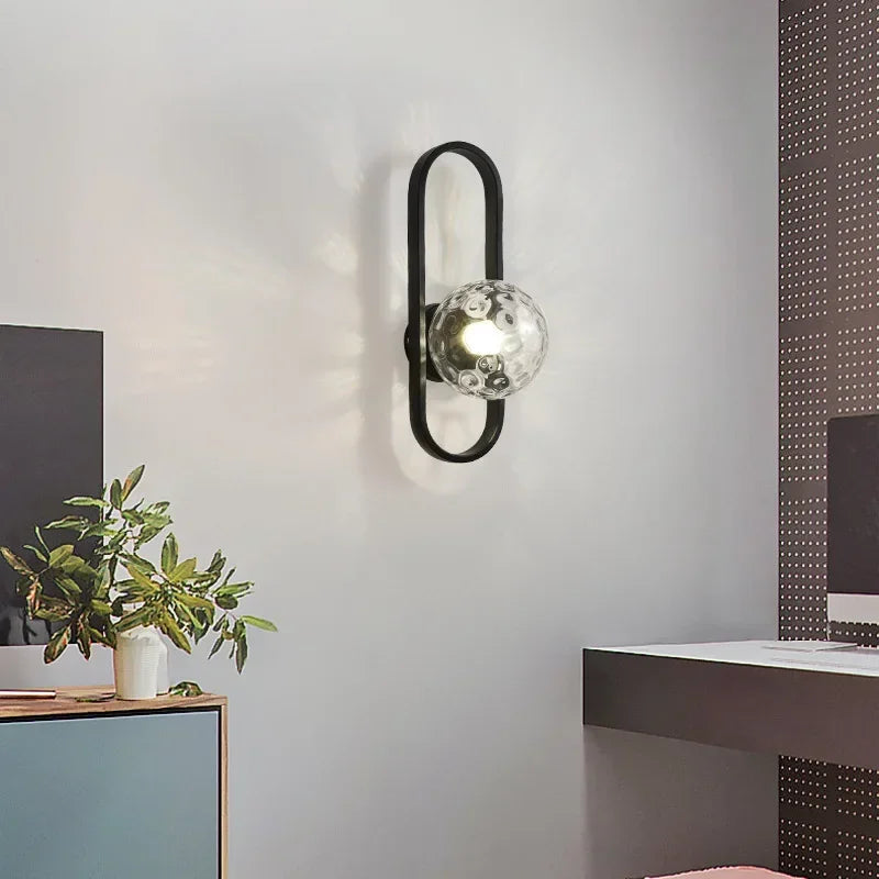 12W LED Wall Sconce Modern Design Frosted Glass | Lumfyr