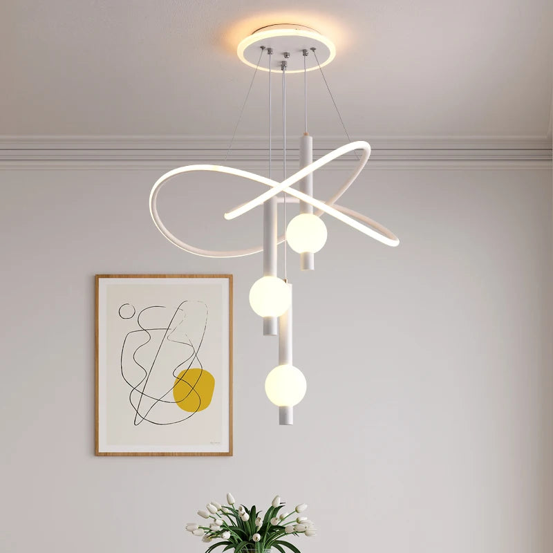 Lustre Suspension LED Pampilles