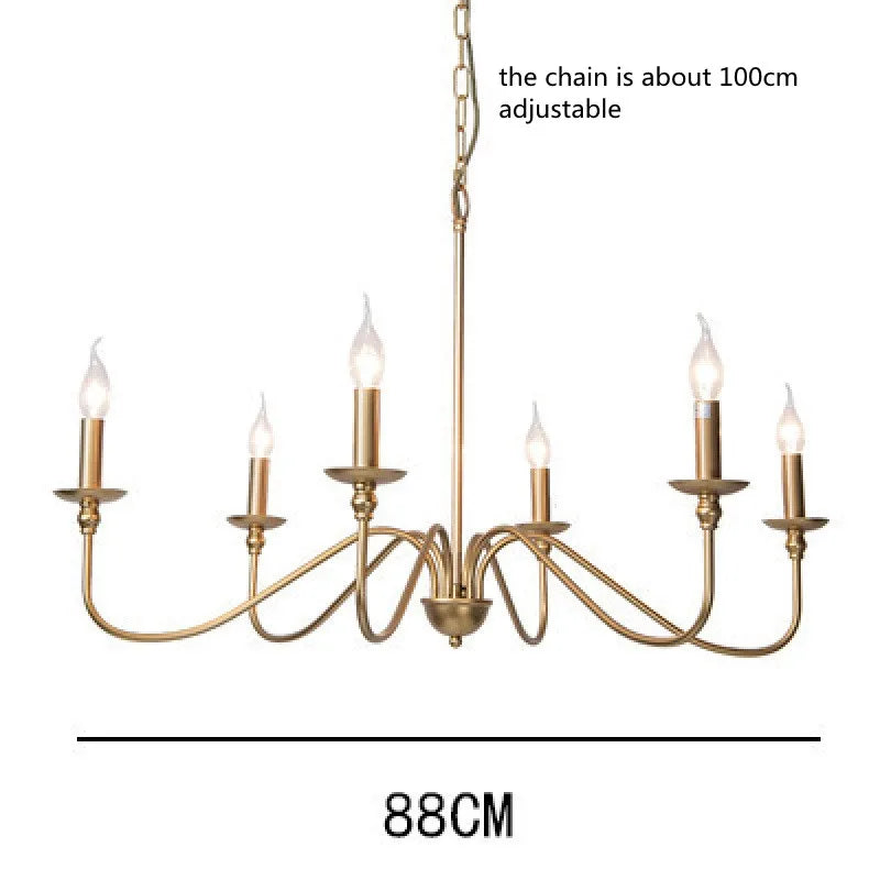 Lustre Rétro 4 à 8 Bras