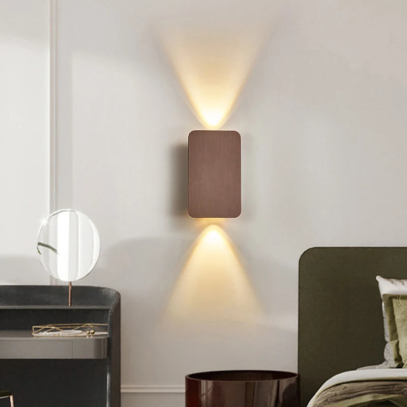 Applique Murale LED Double Faisceau Aluminium