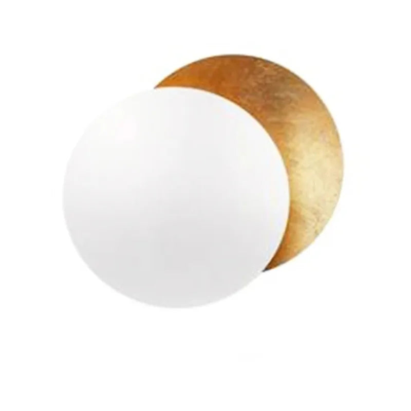 Applique Murale Ronde LED Design Lune