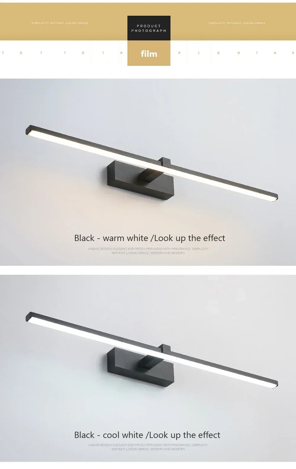 Applique Miroir LED Aluminium