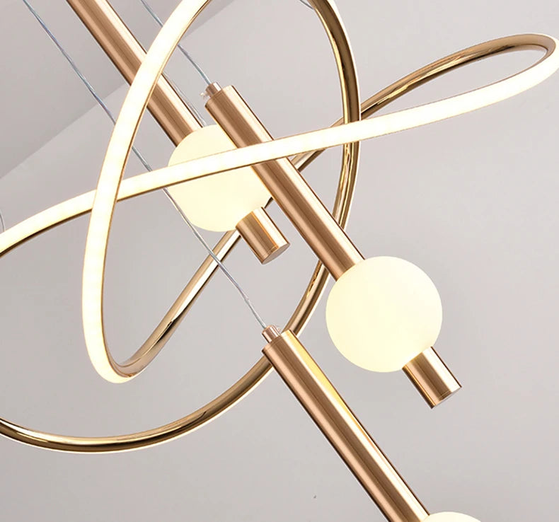 Lustre Suspension LED Pampilles