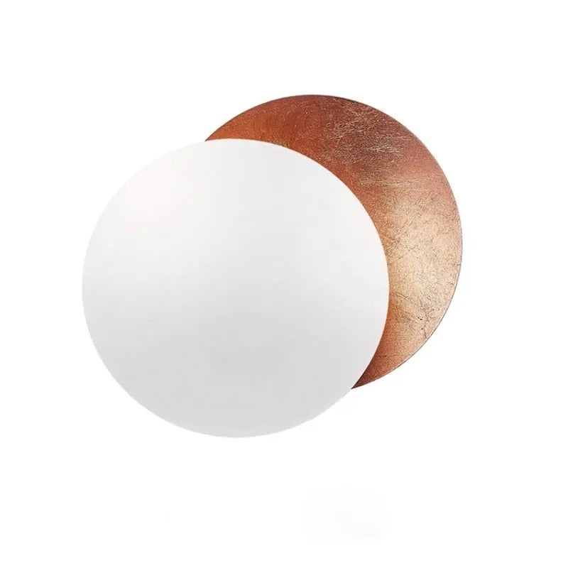 Applique Murale Ronde LED Design Lune