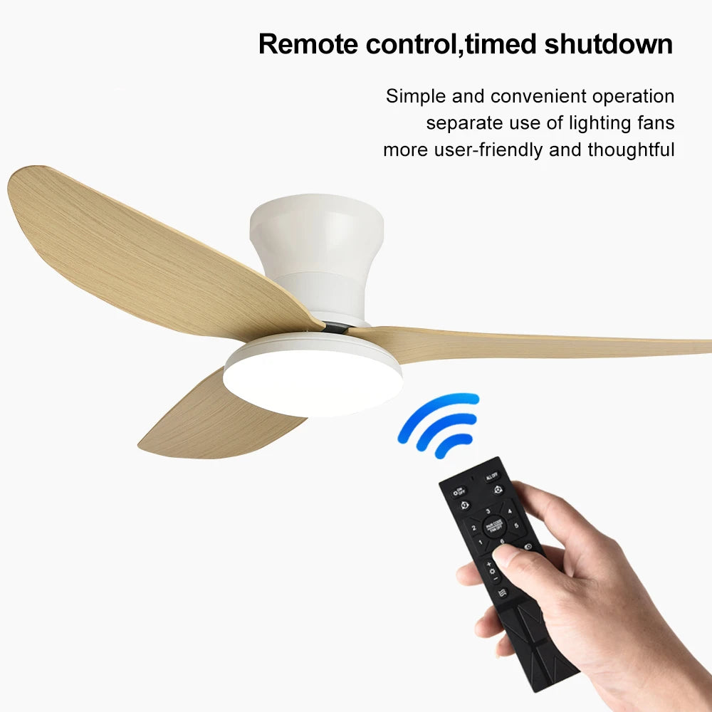 Ventilateur de Plafond LED Dimmable avec Télécommande | Lumfyr